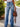 Women's High Waist Flare Jean's with Light Distressing and Classic Fit Anna Kaci California - Gio's Outdoors -Gio's Outdoors
