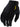 Ace Glove Solid Black - BLACK / SM