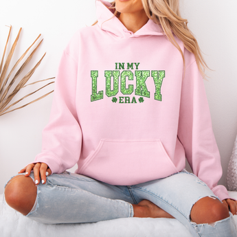 In My Lucky Era Faux Sequins St. Patrick's Day Hoodie - Gio's Outdoors