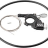 Manitou Milo Handlebar Lever and Cable Kit - Black/Silver