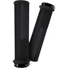 Peaty's Race Control Knurl Thin Lock-On Grips Pair Black