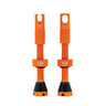 Peaty's Alloy Presta Tubeless Valve Stem Mango 42mm Pair