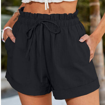 Solid Color Loose Casual Fashion Shorts - Gio's Outdoors