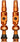 Muc-Off Big Bore Lite Tubeless Valve Stems - Small 30mm Orange
