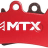 MTX Red Label RACE Disc Brake Pads - Ceramic/Kevlar Compound Hope Tech 3 Tech 4 V4 4-Piston Single Set