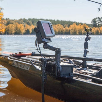Rectangle Fish Finder Mount  with track Mount - YakAttack - Gio's Outdoors