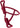 Elite T-Race  Water Bottle Cage - Soft Touch Amaranth/Red