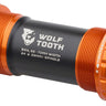 Wolf Tooth Bottom Bracket - English (BSA) 68/73mm For 24mm Spindle Orange