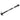 Beto Frame Pump 480mm Pump 414-480mm Dual Valve Head Black