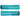 Peaty's Mushroom Thin Lock-On Grips Pair Turquoise