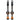 Ridefarr Supa-Flow Tubeless Valve Stem 60mm (Pair) Bronze