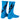 Supacaz SupaSox Twisted Socks Black/Neon Blue S Pair