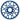 Wheels Manufacturing Gravel Direct Mount Chainring - 42t SRAM 8-Bolt Direct Mount 6.5mm Inboard Offset T-Type Chain Compatible Blue
