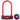 Abus Granit Plus 640 U-Lock Key 12mm 8.30cm x 15.0cm 3.3'' x 5.9'' Red