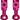 Muc-Off Big Bore Hyrid Tubeless Valve Stems - Small 30mm Pink