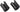 SRAM Cable Housing/Brake Hose Clips - Black Qty. 2