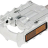 MKS FD-7 Pedals - Folding  Aluminum 9/16" Silver