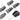 Thule 450600 One-Key Lock System 6 Pack