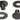 KMC MissingLink-12 DLC Connector - 12-Speed Black 2 Pairs/Card