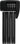 Abus BORDO Lite Mini 6055C/60 Folding Lock - Combination 2' 5mm SH Bracket BLK