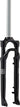 RockShox Paragon Gold RL Suspension Fork - 700c 65 mm 9 x 100 mm 46 mm Offset Gloss BLK A1