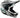 D4 Polyacrylite Helmet the Line Charcoal / White - SM