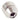 Hexlox Hexnut Axle Nut M9 Front Silver
