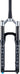 Manitou JUnit 34 Pro Suspension Fork - 24" 120 mm 15 x 110 mm 41 mm Offset Gloss BLK