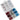 Jagwire Housing End Cap Combo Kit Red / Silver / Blue Alloy
