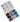 Jagwire Housing End Cap Combo Kit Red / Silver / Blue Alloy