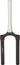 RockShox CSU - Reba Solo Air 27.5" Tapered Aluminum Steerer Diffusion BLK A7 120mm