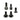 Better Bolts Fox 34 Fork Ti Bolt Kit Grip/Rhythm Black 5/Count