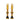 Peaty's Alloy Presta Tubeless Valve Stem Gold 42mm Pair