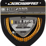 Jagwire 2x Elite Link Shift Cable Kit SRAM/Shimano Polished Ultra-Slick Cables Gold