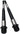 HT Components EVO+ Pedal Spindle - AE03/AE05 IGUS Chromoly Black