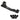 Freedom Coast Post Mount Brake Adapter 160/180mm+23 Black