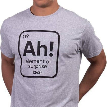 Element of Surprise Funny Science Teacher Men T-Shirt - Gio's Outdoors