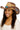 Embroidered Turquoise Flower Straw Cowgirl Hat - Gio's Outdoors -Cap Zone