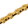 KMC X12 Waxed Chain - 12-Speed 126 Links Ti Gold