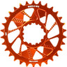 Wheels Manufacturing Direct Mount Chainring - 30t SRAM 3-Bolt Direct Mount 3mm Offset Compatible Hyperglide+ Chain Orange