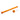Burgtec Rocky Mountain 173mm Rear Axle - Iron Bro Orange