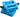 Odyssey Twisted Pro PC Pedals - Platform Composite/Plastic 9/16" Ocean Blue
