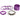 Reverse Single Speed Kit 13t Purple