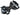 Ritchey WCS 1-Bolt Seatpost Saddle Rail Clamp - Complete Set For Alloy Posts 7 x 9.6mm Rails BLK