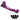 Freedom Coast Post Mount Brake Adapter 160/180mm+23 Purple
