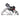 Yokozuna Road Motoko Front Disc Brake Flat/160mm - Silver 