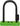 Abus Ultra 410 U-Lock - 3.9 x 5.5" Keyed Black/Green Includes bracket