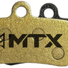 MTX Gold Label HD Disc Brake Pads - Ceramic/Kevlar Compound Shimano TRP MTB 4-Piston Single Set
