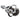 Exustar PM211 MTB Pedals 9/16` Loose Ball Black/Silver SPD