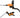 Hope EVO GR4 Disc Brake Lever Set - Left Hand Post Mount 4-Piston Braided Hydraulic Hose BLK/Orange